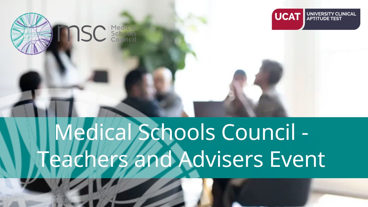 UCAT (@ucatofficial) on Twitter photo We're looking forward to our UCAT talk for the MSC later this week. 
 This is aimed at teachers and advisers who are supporting students applying to Medicine this year for 2023 entry. 
#UCAT 
#medicine
#wideningparticipation 
#wideningaccess 
#outreach We're looking forward to our UCAT talk for the MSC later this week. 
 This is aimed at teachers and advisers who are supporting students applying to Medicine this year for 2023 entry. 
#UCAT 
#medicine
#wideningparticipation 
#wideningaccess 
#outreach
