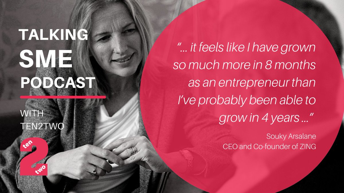 Ten2Two's tweet photo. “It feels like I have grown so much more in 8 months as an entrepreneur than I’ve probably been able to grow in 4 years”   @SoukyArsalane talks about her growth as an entrepreneur and supporting female founders.   

Listen here: https://t.co/QxMgLanWY2 

#podcast #ten2two https://t.co/JCBfZlEhsh