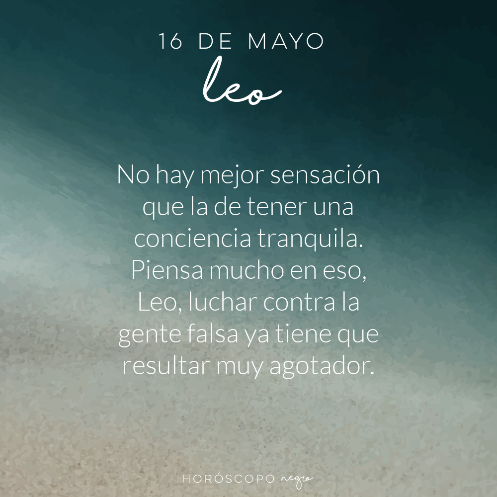 ✨♌✨ #leo #horoscoponegro