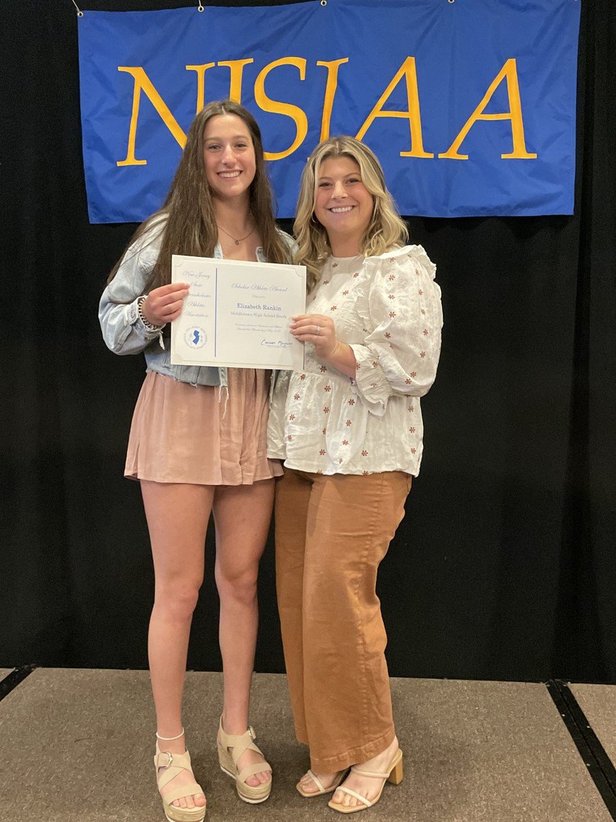 MTPSRasmussen's tweet photo. Congratulations to Middletown South's NJSIAA Scholar Athlete for 2022, Beth Rankin!  What an honor!  #MTPSpride @middsouthnation https://t.co/2auQkbBBeG