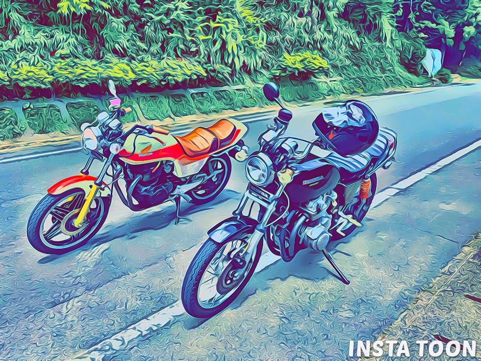 SUPERHawkIII88's tweet photo. この写真のアプリいい! #旧車バイク #旧車 #バイク #絶版車 #極上車 #ホーク #ホークII #ホークIII #SUPERHawkIII #HawkII #HawkIII #ヨンフォア #HONDA #バブ https://t.co/TTtxlOB4z0