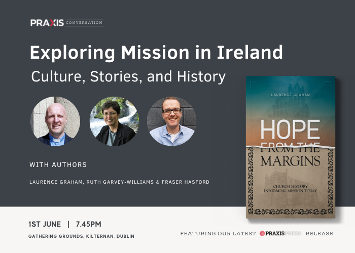 We are delighted to announce the launch of the next Praxis Press book, Hope from the Margins by Laurence Graham.
Join us, June 1, for the launch! #booklaunch #mission #ireland #HFTM
Book your ticket here: ow.ly/yYpZ50J8JqC