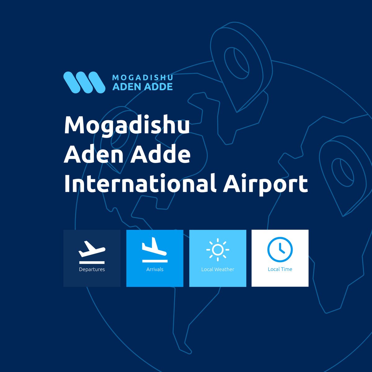 MGQAdenAdde's tweet photo. Mogadishu Aden Adde International Airport is an international airport serving Mogadishu, the capital of Somalia. It is named after Aden Abdullah Osman Daar, the first President of Somalia.

Please visit our website for more information https://t.co/fnISG9V9Cv https://t.co/5bQ3pnHFg5