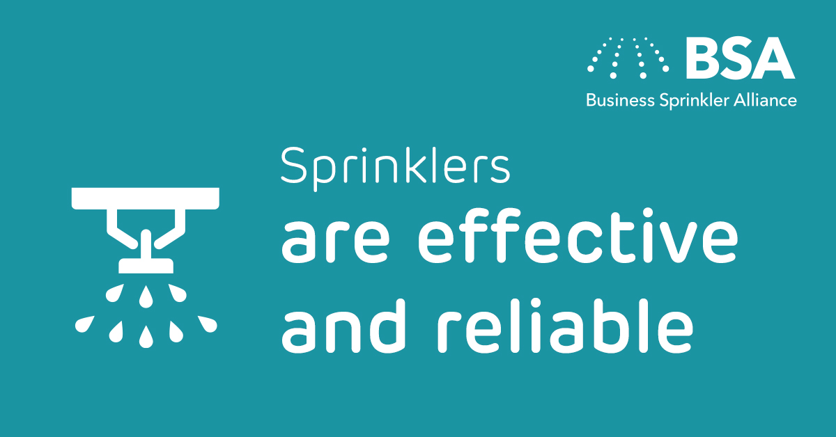 BizSprinklerAll's tweet photo. Sprinklers control or extinguish fires in 99% of cases. (Source: Efficiency and Effectiveness of Sprinkler Systems in the United Kingdom: An Analysis from Fire Service Data, NFSN, May 2017) https://t.co/B0QyaBzP3f
#ThinkSprinkler #SprinklerFacts #SprinklerWeek https://t.co/vJdaJyV6X6