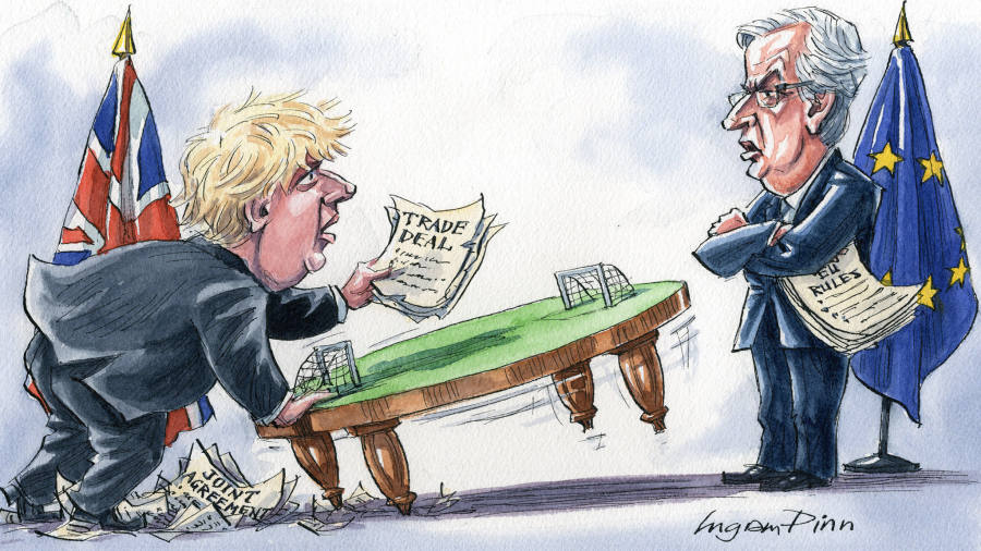 EdTruman3's tweet photo. Who knows what #BorisTheLiar wants but many Tories want to continue down the road to a hard #Breixt ; destroying the protocol will give them a #Brexit that will destroy the UK economy. If this were a poker game, the EU would be holding a royal flush. https://t.co/gfprPUJ219