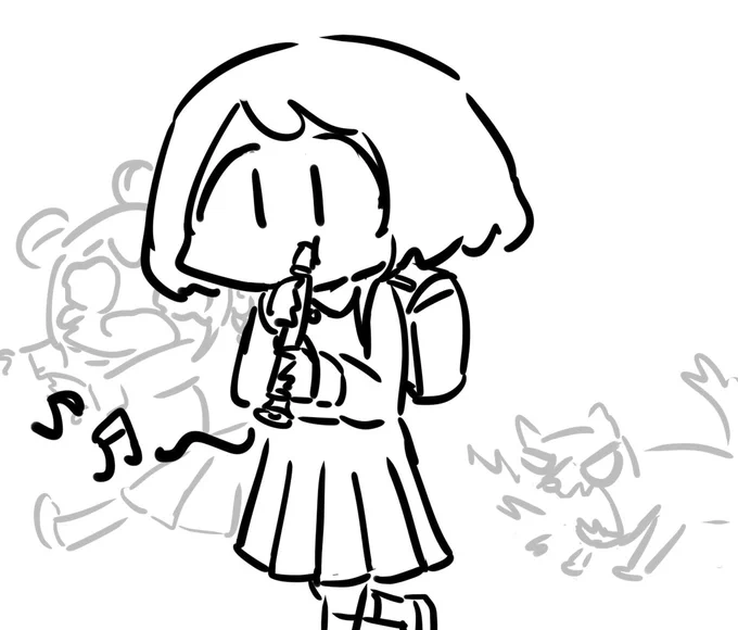 #LocoArt #エモE
如果她們是小學生 