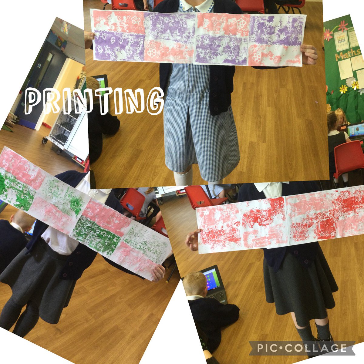 Fabulous printing sequences in the style of William Morris! <a href="/BottesfordIS/">Bottesford Infants</a>