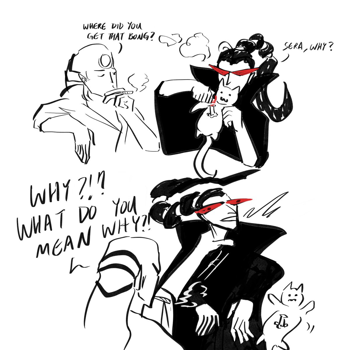 Dinodogstudio's tweet photo. That’s one way to trick me into drawing Vayne https://t.co/5wIP5bSckt