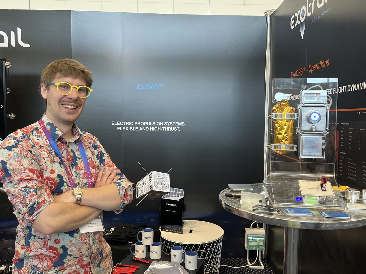 exotrail's tweet photo. We are at the #4SSymposium in Vilamoura! 
Make sure to come say hi 👋 
#booth37 https://t.co/NsOsoaJsmb