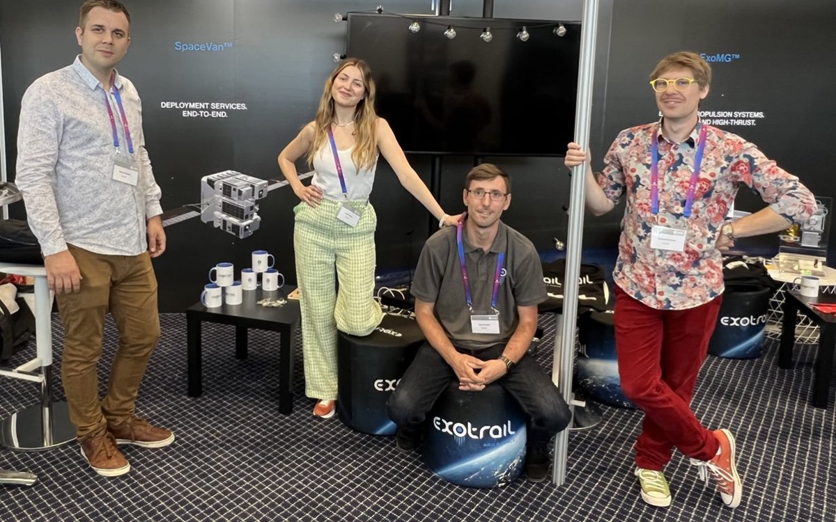 exotrail's tweet photo. We are at the #4SSymposium in Vilamoura! 
Make sure to come say hi 👋 
#booth37 https://t.co/NsOsoaJsmb