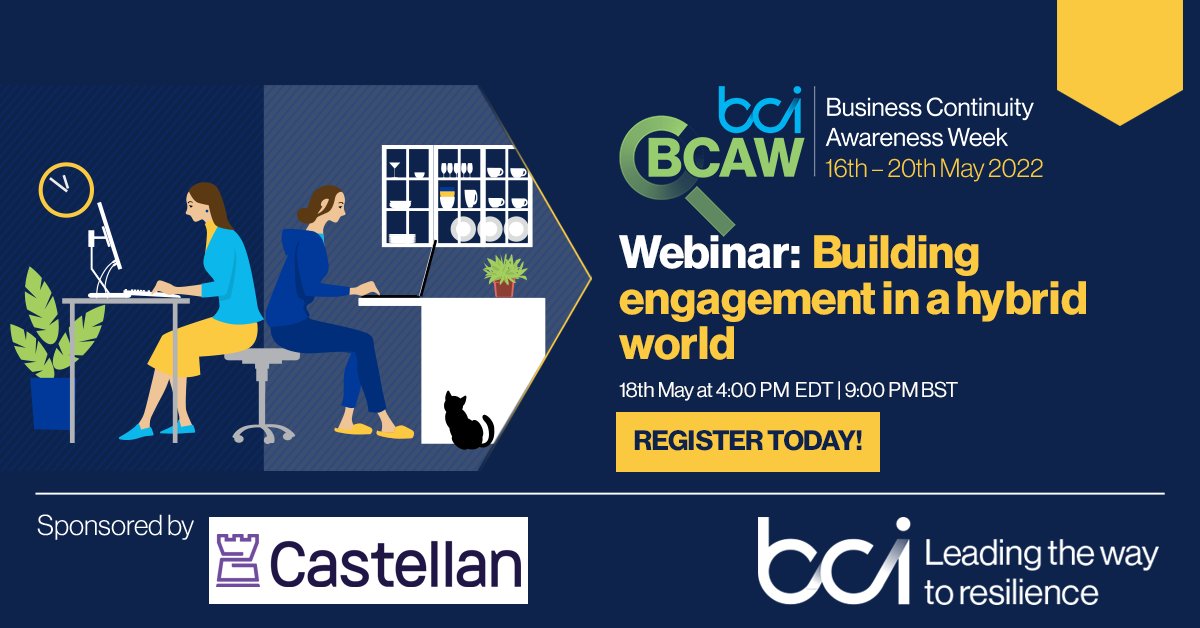 _iluminr's tweet photo. Want to know the key ingredient in lifting engagement in #resilience programs with even the most skeptical of management teams? Find out at this webinar. Register at https://t.co/i9uGg8ABNA
#businesscontinuity #microsimulations @TheBCEye @MarcusVaughan13 @TheJamesGreen #BCAW2022 https://t.co/foZpbjbxox