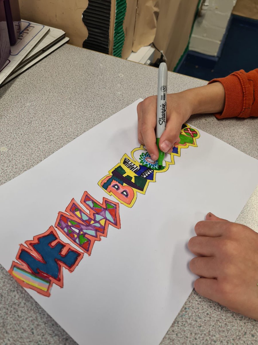 MyattGarden's tweet photo. We had some incredible street art workshops with @BaserbillionArt - all of the ideas will be put towards a final piece of art in our school. The children said they’d like you to come back every week! 💙 #MyattMagic https://t.co/4Kg1CdxRke