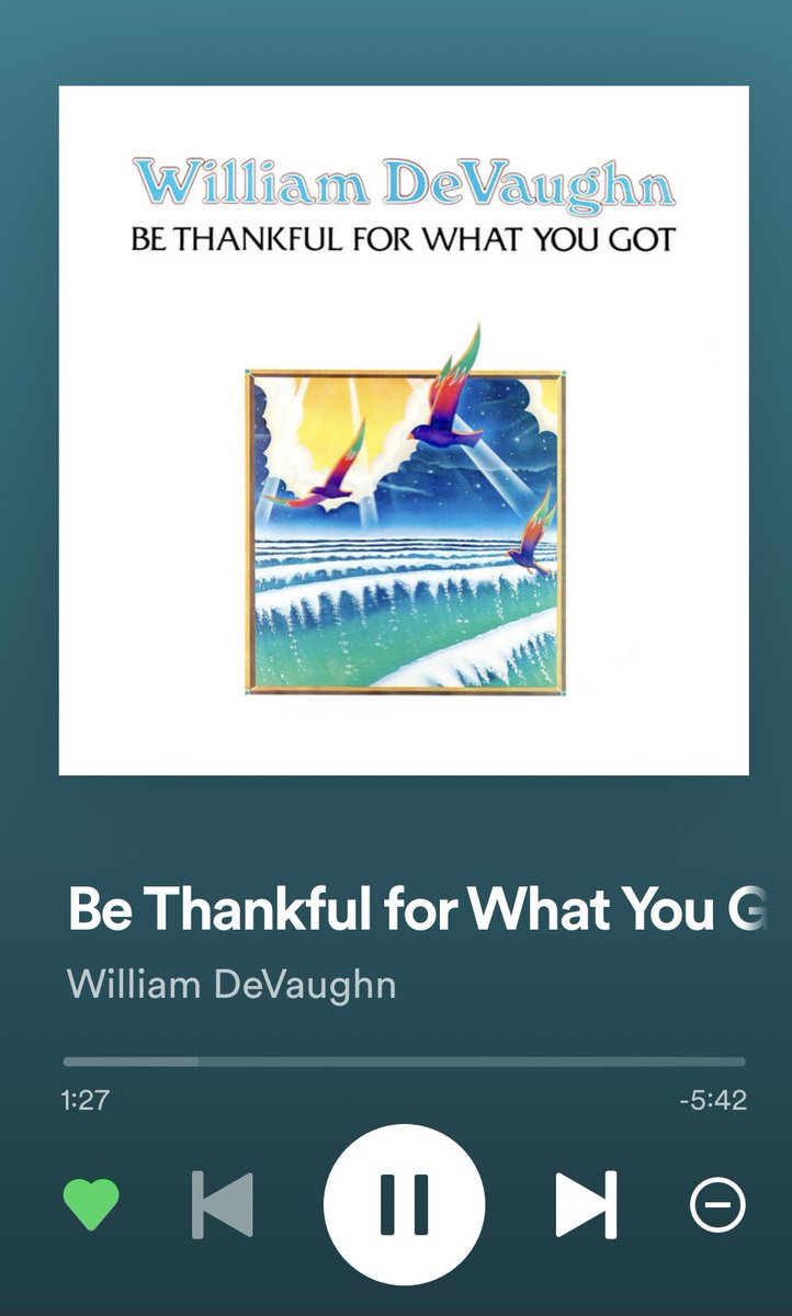 RintaroWatanabe's tweet image. Be Thankful for What You Got
#WilliamDeVaughn

very fav
loved this tune so much
influenced me a lot

#clubclassic
#nowplaying🎧
