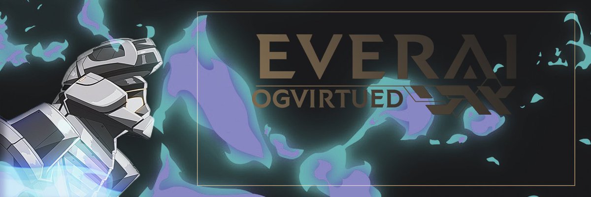 Okay okay as much as I loved my <a href="/OneOnesNFT/">One Ones</a> banner when I saw all the banners <a href="/cawreyy/">Cawreyy</a> was cooking up for <a href="/TheEverai/">EverAI</a> I had to ask him for one. Seriously, what a humble guy! He even made 2 variations one with mine and another with the Everai logo. What a great community #4Everai