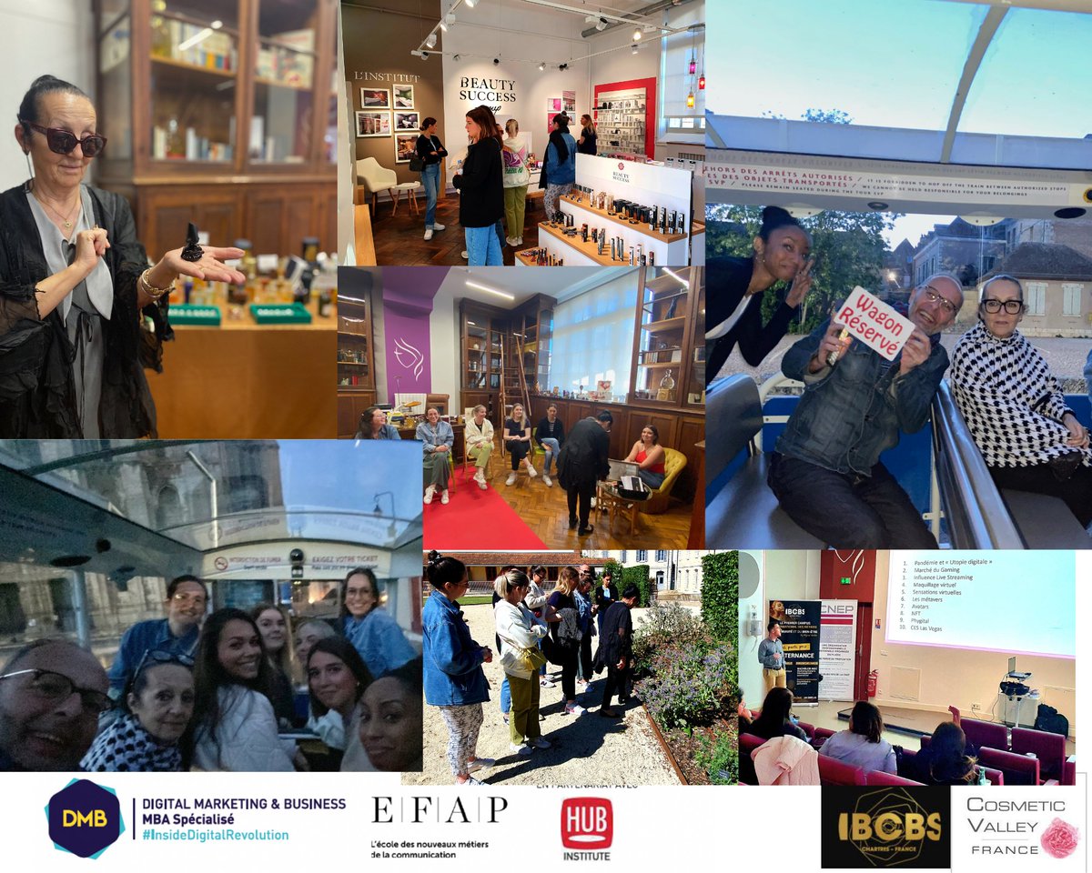VincentMontet's tweet photo. #Beauty #cosmetic #mbadmb #transfoNum #marketingDigital #IRL Retour sur les 2 jours incroyables  en fin de semaine dernière pour la promo @MBADMB @EFAP_ @IBCBS @CosmeticValley. Merci à toutes et à tous ! https://t.co/YH78jn0dmz