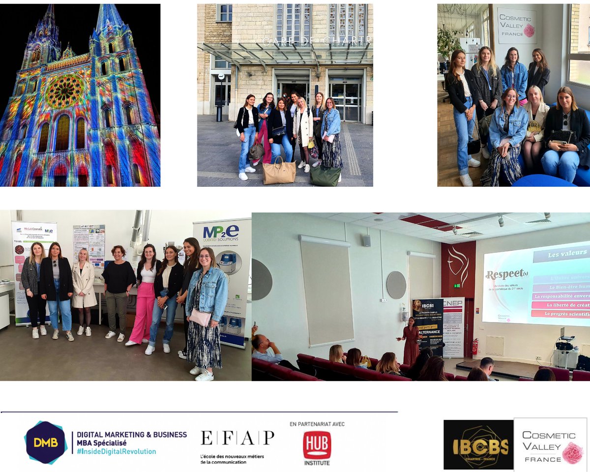 #Beauty #cosmetic #mbadmb #transfoNum #marketingDigital #IRL Retour sur les 2 jours incroyables  en fin de semaine dernière pour la promo <a href="/MBADMB/">mbadmb</a> <a href="/EFAP_/">EFAP</a> <a href="/IBCBS/">IBCBS</a> <a href="/CosmeticValley/">Cosmetic Valley</a>. Merci à toutes et à tous !