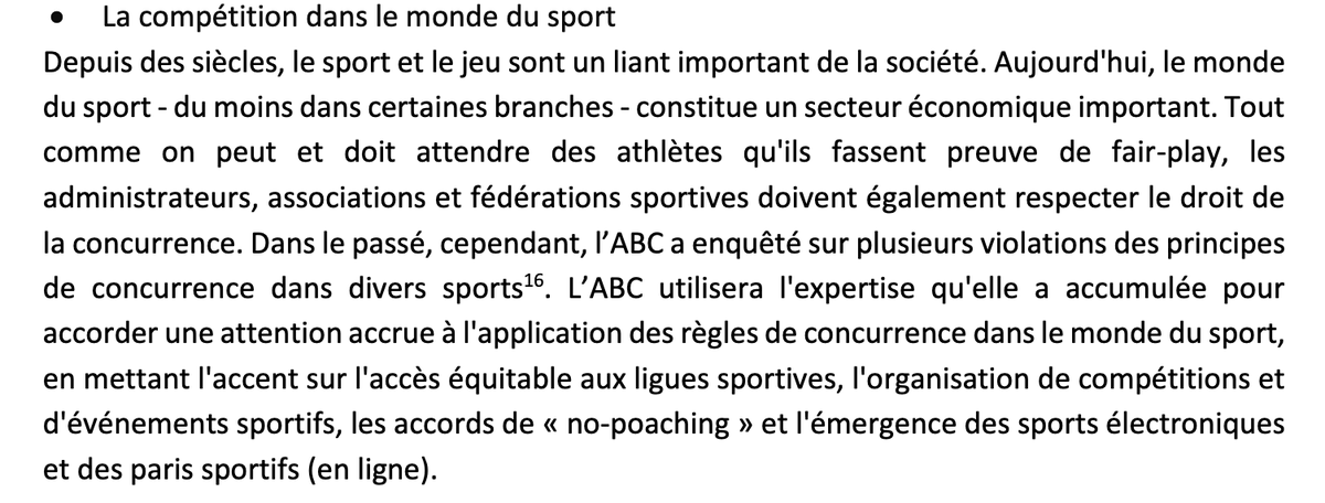 BenVanRompuy's tweet photo. The Belgian #Competition Authority identifies #antitrust enforcement in the sports sector as one of its priorities for 2022. To be continued... #competitionlaw #sportslaw https://t.co/YOKhLV8KMd https://t.co/1n9KQNLUxm