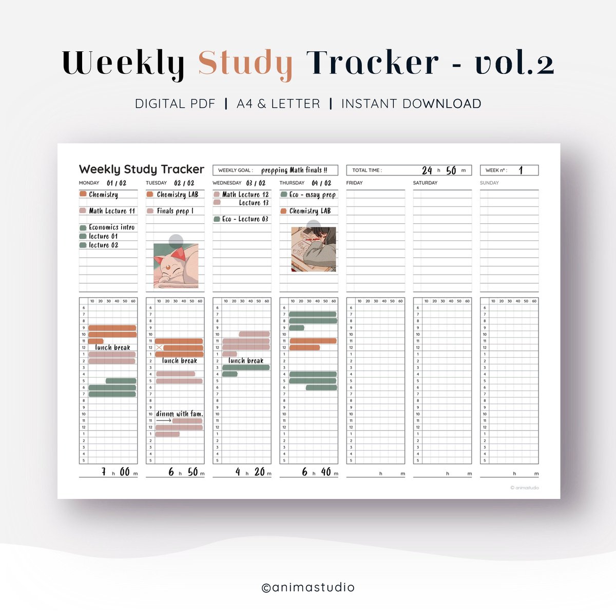 _animastudio_'s tweet image. NEW version of the bestseller Weekly Study Tracker! ♦ etsy.me/3yAHhmF ♦ #revisiontimetable #timetableplanner #printablestudyplan #ipaddigitalplanner #digitalstudy #studenttimetable #timeblockplanner #koreanplanner #bestsellerplanner #digitalstudygram
