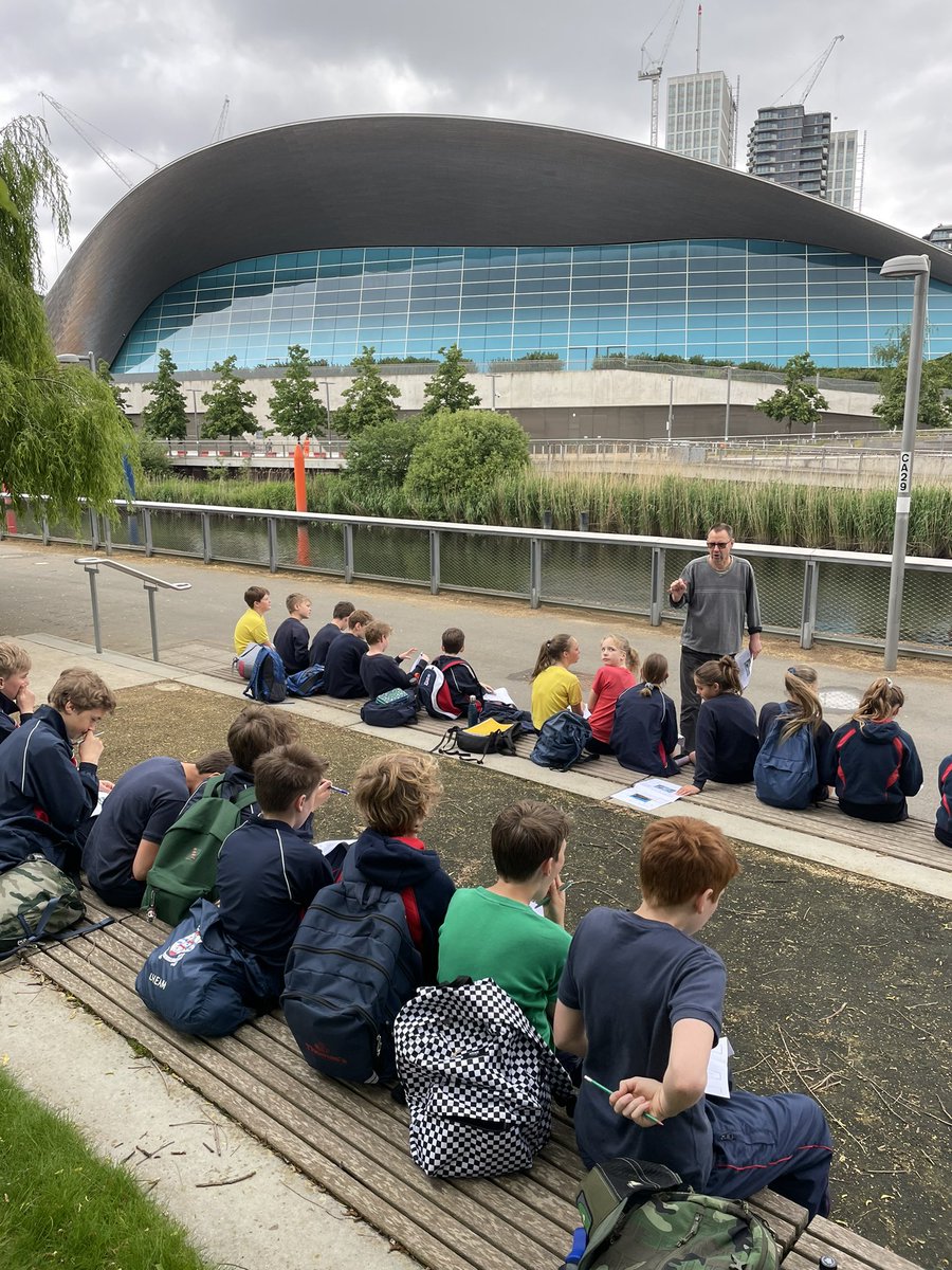 Cheam_Geography's tweet photo. @CheamSchool Year 7 Geography trip to the Olympic Park! #Sustainability #UrbanGeography https://t.co/siOq0yW13M