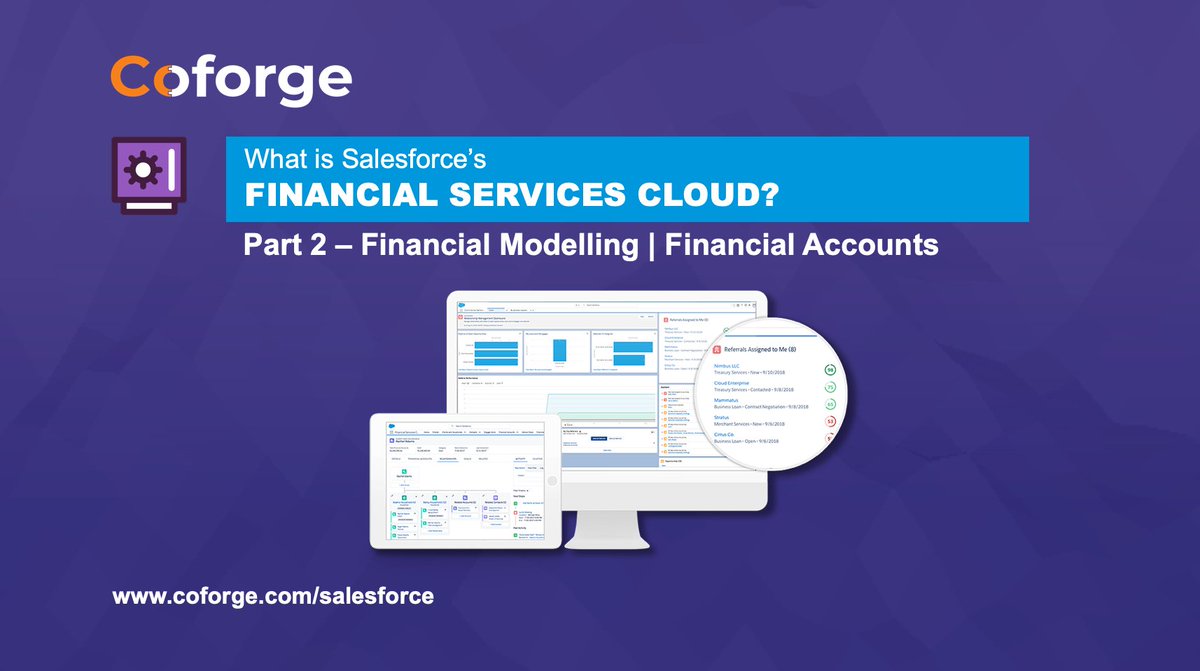 Coforge_Tech's tweet photo. Know more about #FinancialModelling and in particular, the Financial Accounting in this second blog of the series on @salesforce #FinancialServicesCloud https://t.co/SuioXAkOnW https://t.co/CjrbhADyCA