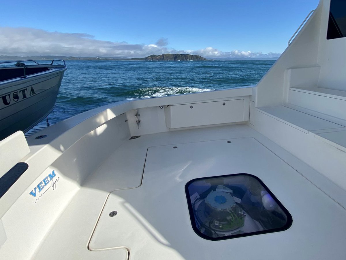 VEEM_Ltd's tweet photo. We passed Cape Byron, Australia's most easterly point on our way to Sanctuary Cove for more gyro demos! Join us aboard Powerplay on Mon 23 May to experience the stabilising impact first-hand. 
Register your interest here: https://t.co/vP8w8Em9MN
#veemgyros #gyrostabilizer https://t.co/bd6tvYrLke