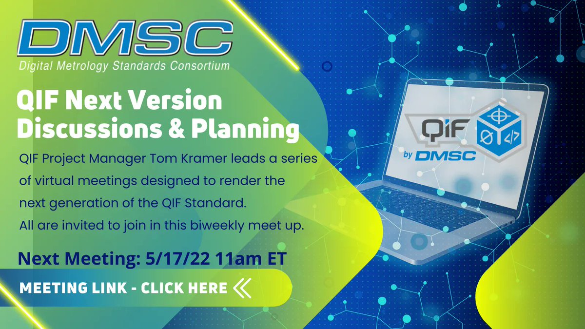 DigitalMetrolo1's tweet image. QIF Standard is about to go through an update. What does that mean? How can you participate? Start by attending our open virtual meeting tomorrow at 11am ET. buff.ly/39bZiNz
.
.
.
#qifstandard #iso23952 #ansi #digitalmetrology #digitaltwin #digitalmanufacturing