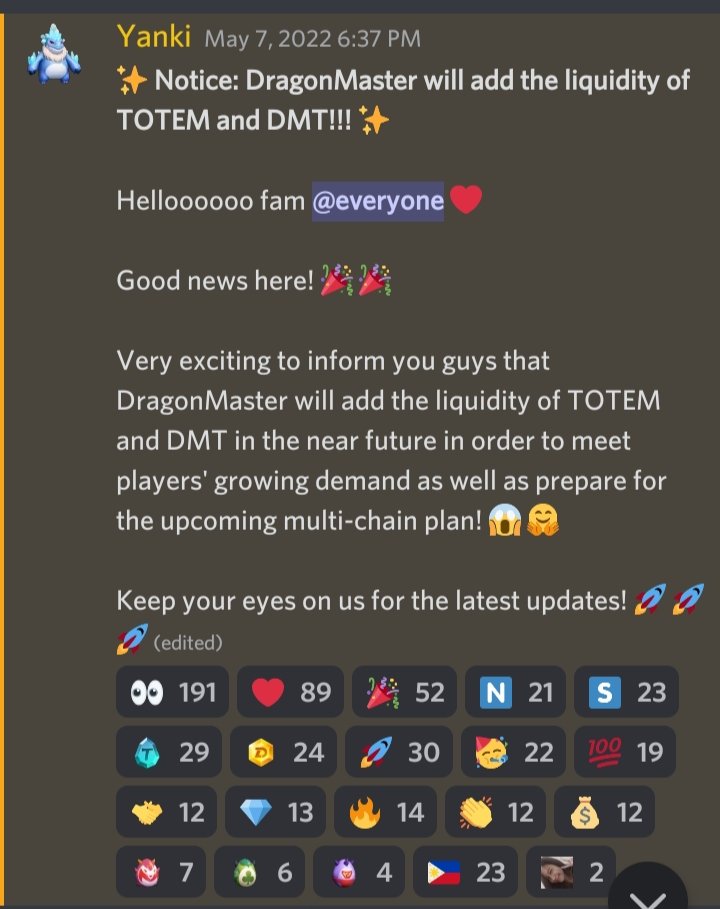maximolds09's tweet photo. Good news? We got it!!
@dragonmaster_co will add liquidity to their tokens!! What are you waiting for? Join the most hyped game in polygon🚀 https://t.co/XDBLx0d1LG