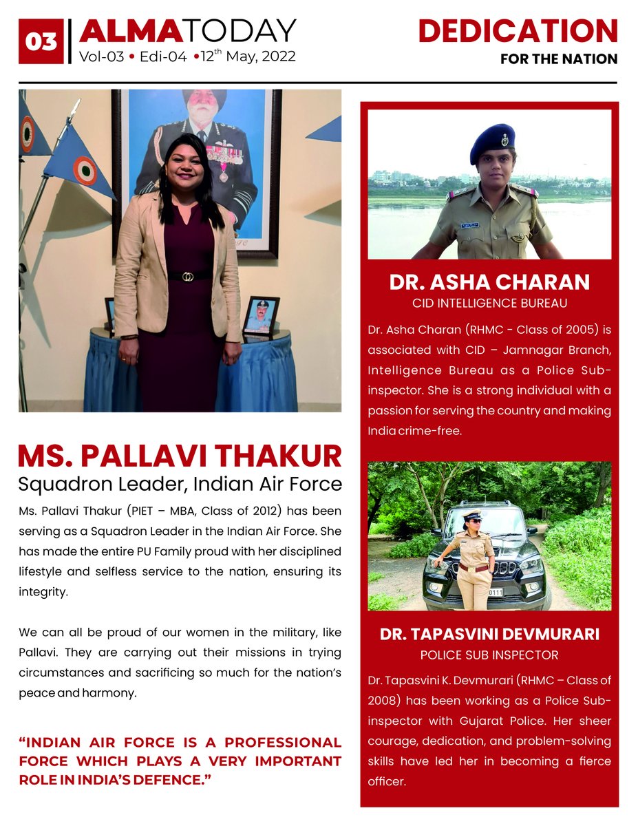 ParulAlumni's tweet image. PU Alumni Association proudly brings to you the April 2022 edition of the PU Alumni Newsletter – Alma Today.

#AlmaToday
#AlumniNewsletter
#PUAlumniAssociation
#ParulUniveristy