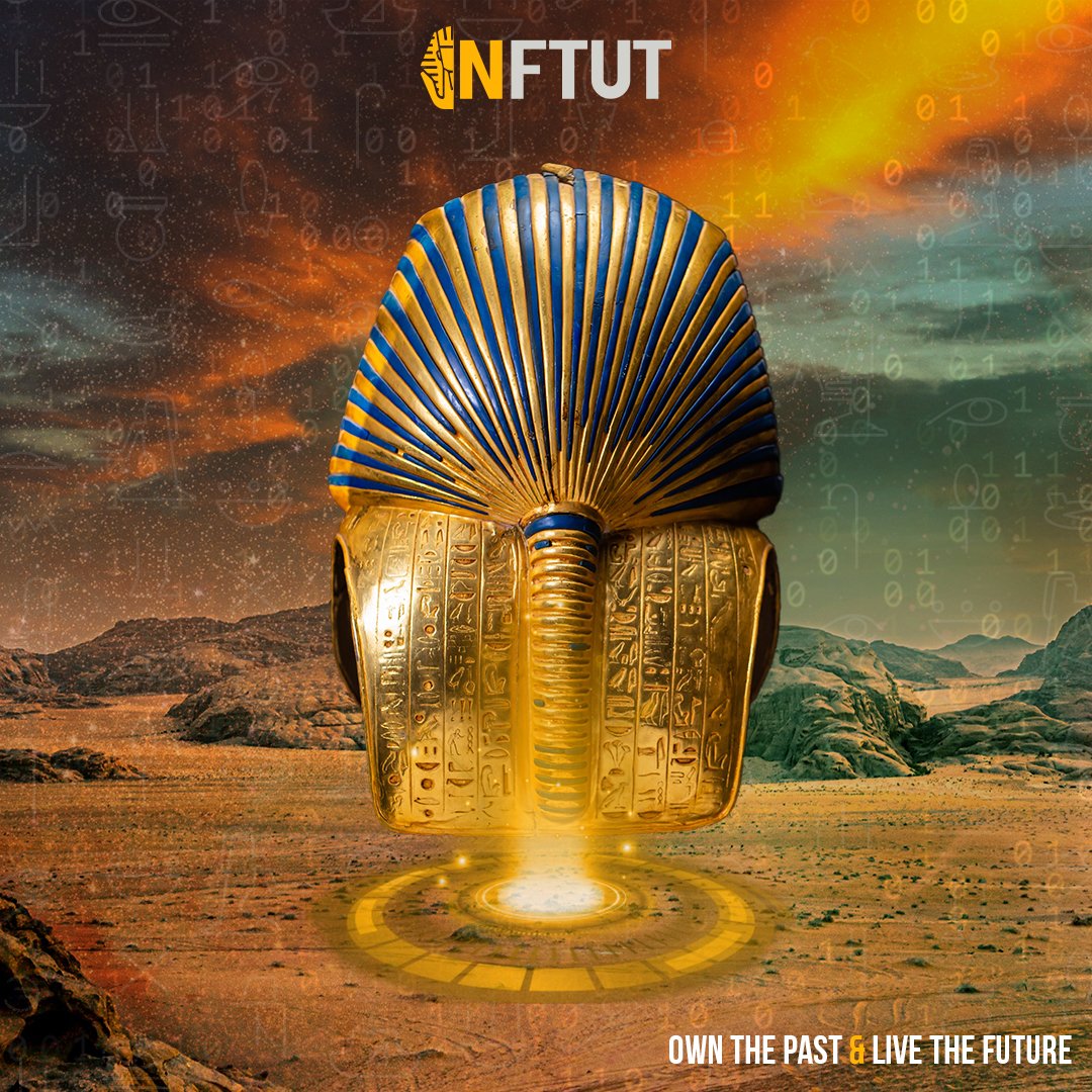 NftutIo's tweet image. Wouldn’t it be awesome to possess a #Replica of the #Mask of one of the most famed kings of the ancient #Egyptian_History? 😉  
Like and Rt to be added to King Tut list..