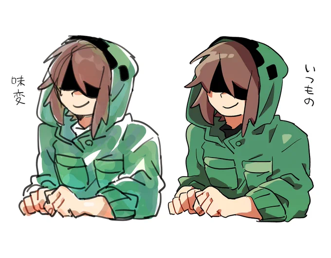ゾ、描きやすすぎて無意識に手がゾを描いてる 
