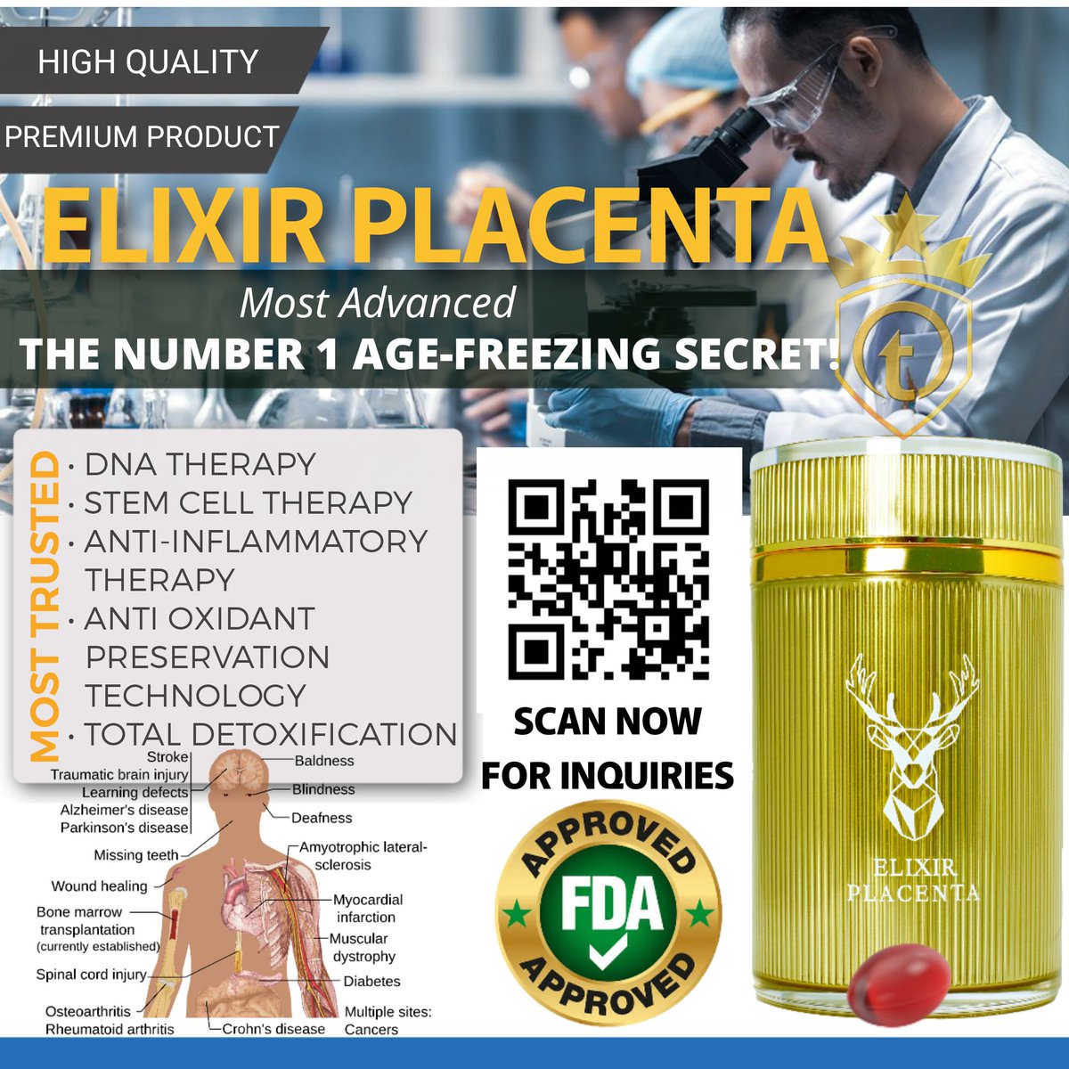 ElixirPlacenta's tweet photo. The Number 1 Age-Freezing Secret @ElixirPlacenta
21st Century Innovative Technology!
For more info just visit our FB page 👇👇
https://t.co/jGQPEdqJ2d
@ElixirPlacenta
#antiaging #antioxidants #stemcell #antiinflammatory #deerplacenta #ELIXIRPLACENTA #placenta #skincare https://t.co/h4iYVvIMAX
