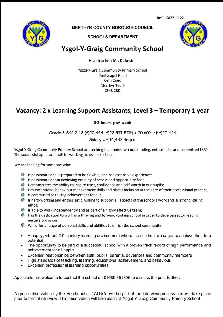 YYGPrimary's tweet photo. Are you looking for a new challenge? Come and join our amazing learning support team and play a part in our ongoing journey. https://t.co/IpcyQBqn7R