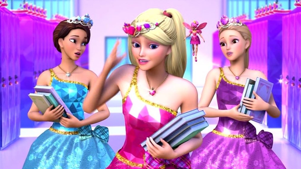 บาร์บี้โรงเรียนเจ้าหญิง 👑 ลงเน็ตฟลิกซ์แล้วเรียบร้อย ภาคนี้ตำนานมาก สานฝันคนอยากลองเข้าโรงเรียนเจ้าหญิง ทั้งล็อคเกอร์เจ้าหญิง ชุดนักเรียนอะไรต่างๆ แถมพล็อตคือดาร์กมาก