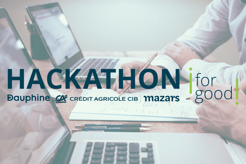 [Hackathon] #Fintech for good : la technologie au service d’une #finance durable et inclusive 🚀
La <a href="/ChaireFintech/">Chaire_Fintech</a> de l'Université <a href="/Paris_Dauphine/">Université Paris Dauphine - PSL</a>-<a href="/psl_univ/">Université PSL</a> lance son #hackathon avec ses partenaires @MazarsenFrance et <a href="/CA_CIB/">Crédit Agricole CIB</a>

📅 Du 10 au 13 juin 
Join 👉chaire-fintech.devpost.com