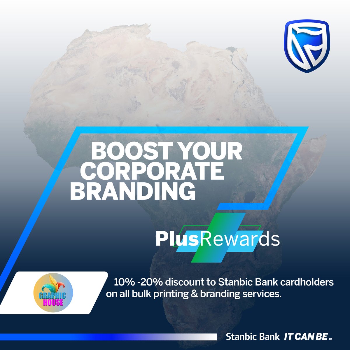 StanbicBankZW's tweet photo. 10%-20% discount to Stanbic Bank cardholders on all bulk printing & branding services
#PlusRewards #ItCanBe https://t.co/VTVmmGWNnA