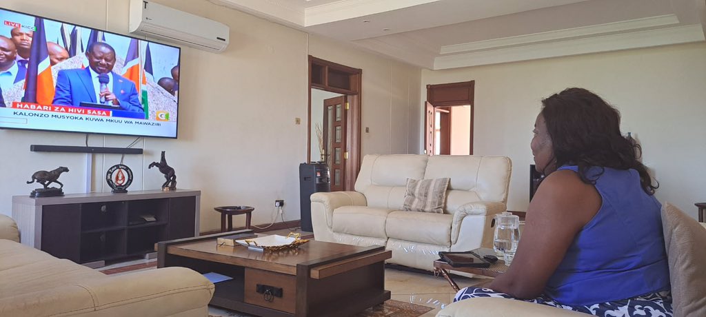 IdaOdinga's tweet image. Watching this historic moment. #RailasRunningMate