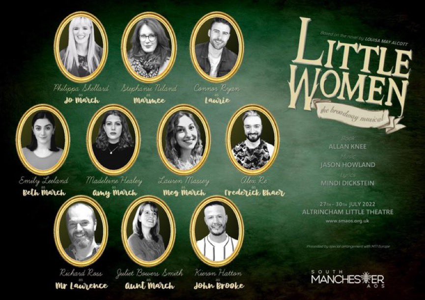 SMAOS1's tweet photo. Meet the cast! 

LITTLE WOMEN THE MUSICAL 

Tickets: https://t.co/1bfihaFspL

#littlewomen #musical #manchestertheatre #whatsonmanchester https://t.co/vhzWfCdCX6