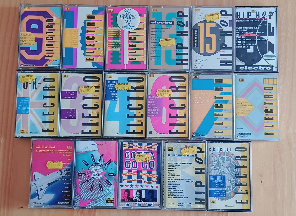 ageingbboys's tweet image. I'm selling off my remaining tape collection and this is what's left.
Got a bunch of Street Sounds ELECTRO tapes if you're looking to add to your set 😉
All prices and details here: repo136.blogspot.com
Sorry, but UK buyers only.