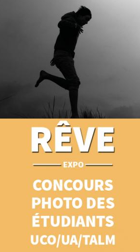 📸Votez pour votre photo préférée📸 !  La BU accueille une expo de photos réalisées les étudiant de l'UCO,  de l'UA et TALM sur le thème REVE . Rendez-vous le 20 mai à 12h30 à la BU pour assister à la remise des prix 🏆
bu.uco.fr/actualite/reve