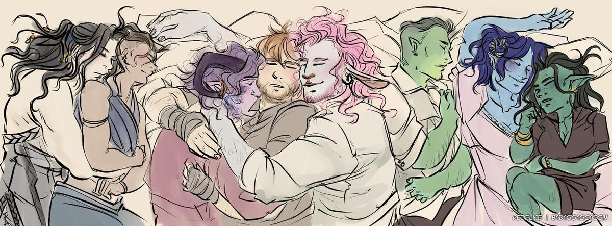 Badassassassin's tweet photo. ZzzzZzz...

#CriticalRole https://t.co/xFegPvWOqS