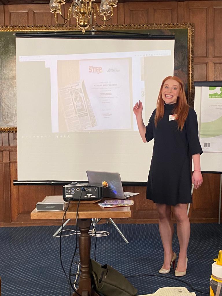 golddustmktg's tweet photo. Hannah's just brushing up on her presenting skills for Wednesday's Residential & Home Care Show!
#HealthCarePlus https://t.co/JOFiu5Yg2p