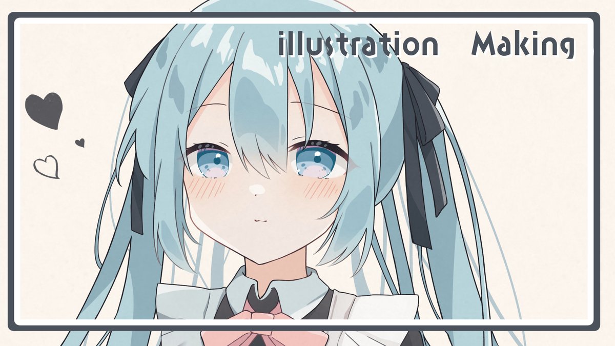 メイドミク イラストメイキング解説【CLIP STUDIO PAINT】
https://t.co/ZGpp00mGKJ 