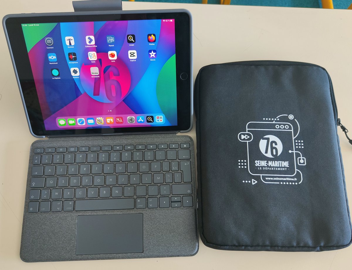 IjcLh76's tweet photo. Accompagner les collégiens en matière de numérique. Top départ du projet tablette lancé par le Conseil Départemental @seinemaritime avec la distribution/information aux professeurs du collège, en attendant l'équipement des élèves de 6E à la prochaine rentrée. 
@dsden76 https://t.co/RIwAL5OMQ6