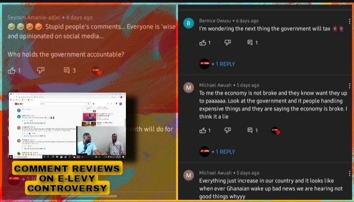 wetindey_happen's tweet photo. Episode 10: Comment Reviews.
WE APPRECIATE ALL YOUR COMMENTS AND THE LOVE YOU HAVE SHOWN US SO FAR. WE ARE HONOURED!!!
Kindly Watch full Episode ���� on our YouTube channel:
https://t.co/HXBPGz2uJR
#elevy #YouTube #FixTheCountry Subscribed #GH #ModernLoveMumbai #Accra https://t.co/38RSWQMTWK