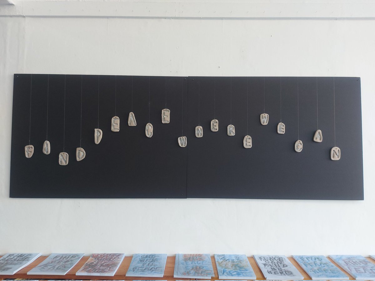 Our current exhibition at Gallery 6. These beautiful works will be on display until Wednesday 28th May. There is still time to drop in and see them. 💚 #ArttherapyYorkshire #gallery6scarborough