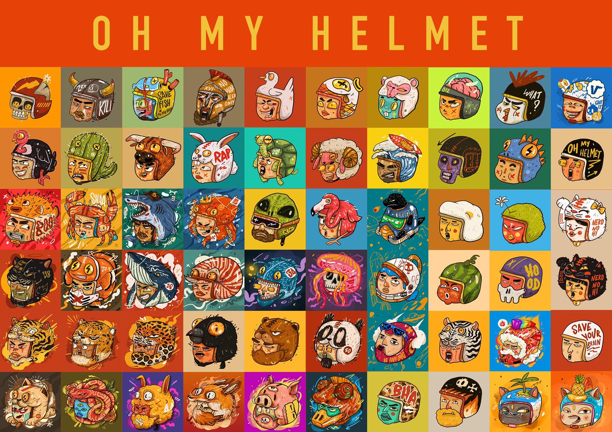 Oh my helmet collection ⚡️⚡️

Let’s join oh my helmet gang now on <a href="/ParasHQ/">Paras</a> 
🔥🔥🔥Now available 🔥🔥🔥
Paras : paras.id/collection/oh-…

Discord : discord.gg/Uvecc3mR4b

#NFT #NFTTHAILAND #NFTCommmunity #NEARnft #ohmyhelmet #nearNFTs #NFTdrops #NFTJapan #NFTcollections