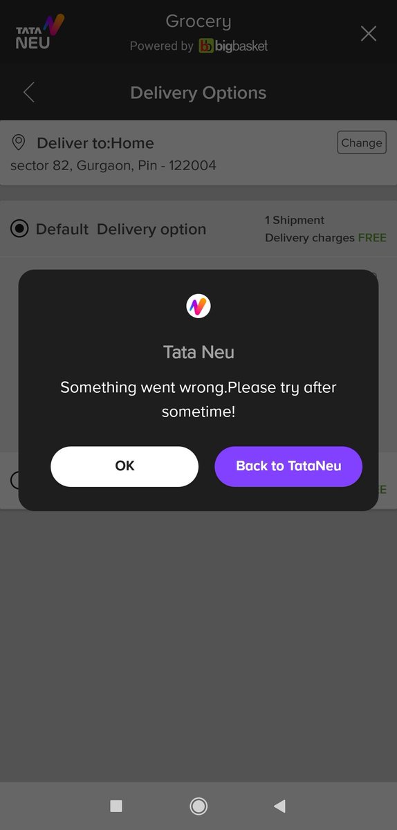 NPATBlog's tweet photo. @TataNeuDigital the app is very painful. It's been weeks i have been using it and never could i checkout in one go. This was my 10th time trying to close my order from @bigbasket_com in last 15 minutes. Plz look into this. Us there any hope? https://t.co/3OsFBF0pz6