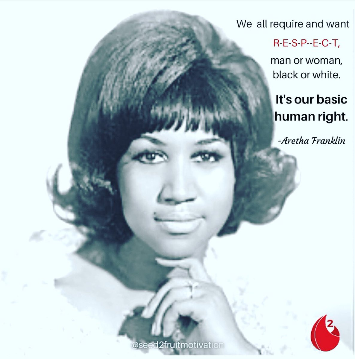 ctcforce's tweet photo. Aretha Said It Best!
Everyone wants respect, but not everyone is willing to give it!  Click link to read my latest post!
#R-E-S-P-E-C-T
#FindOutWhatItMeansToMe
#GreatnessAwaitsYou
https://t.co/ojnMUvypNf https://t.co/kS2i8Rhnrr