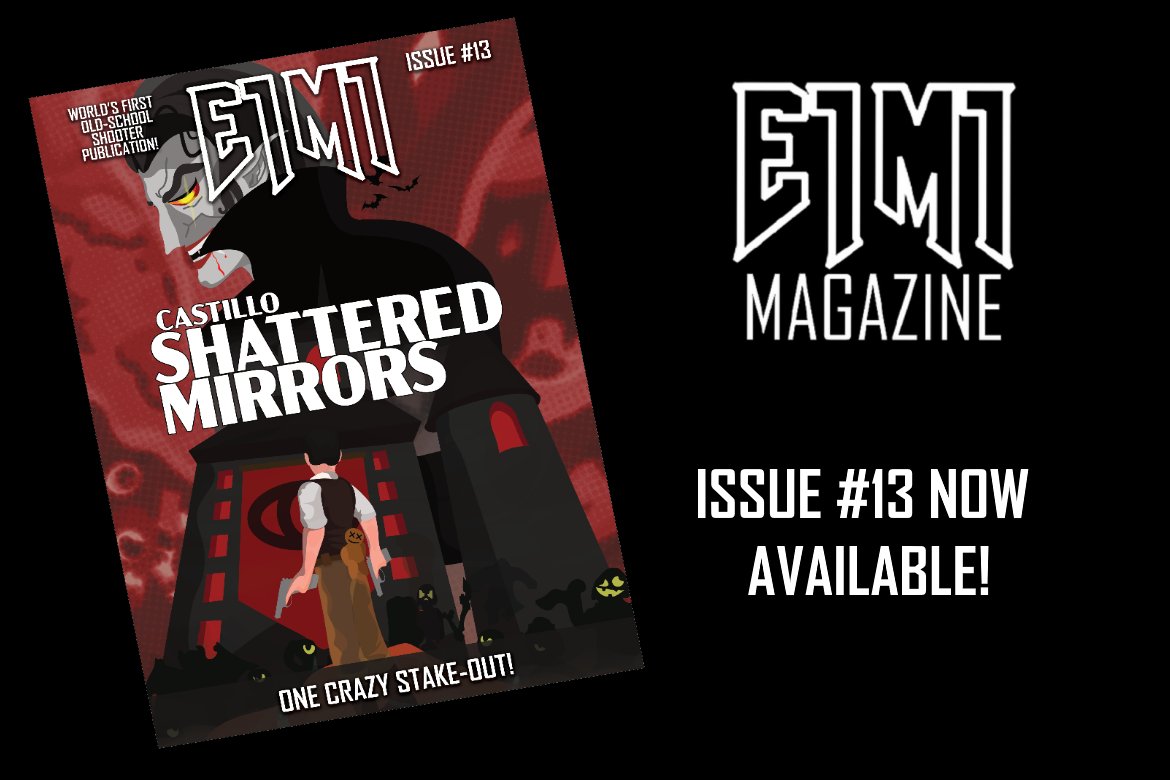Time to hit the respawn key. E1M1 is back, and we've covered boomer shooters galore! Issue #13 of E1M1 Magazine is OUT NOW, so bag a digital or physical copy and join in on the fun!! #boomershooter #FPS #retro #shooter #E1M1 

Buy stuff here: e1m1magazine.com/shop