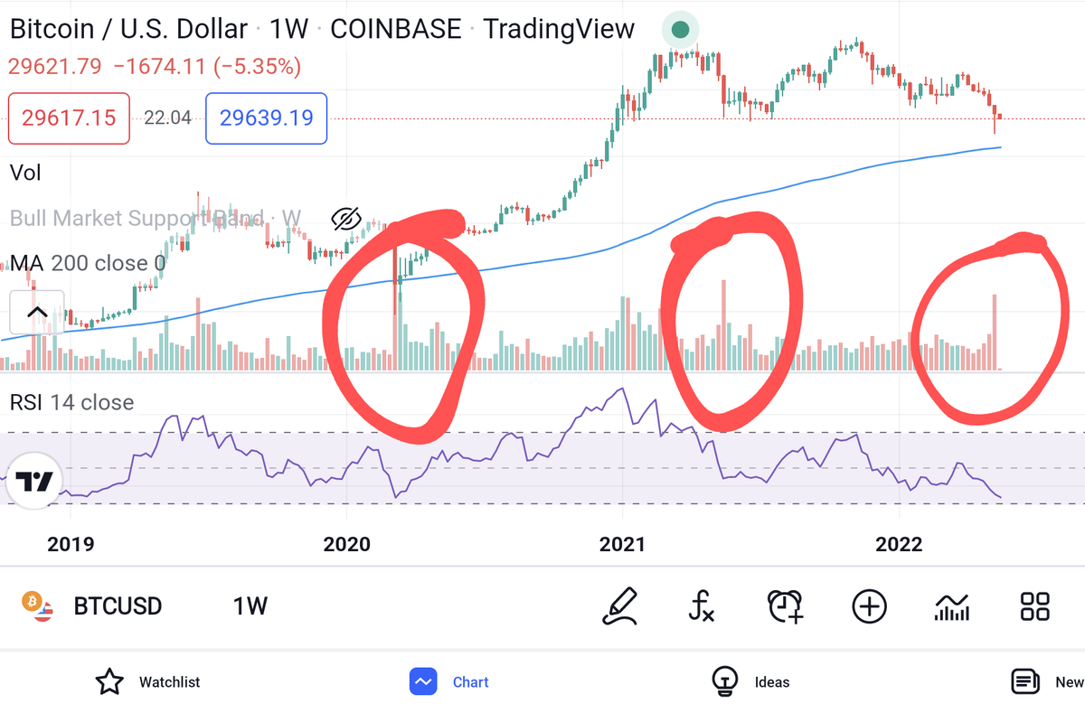 Sagaster42's tweet photo. @benjamincowen Was this the high-volume capitulation we were looking for? https://t.co/fq48yTNj6J
